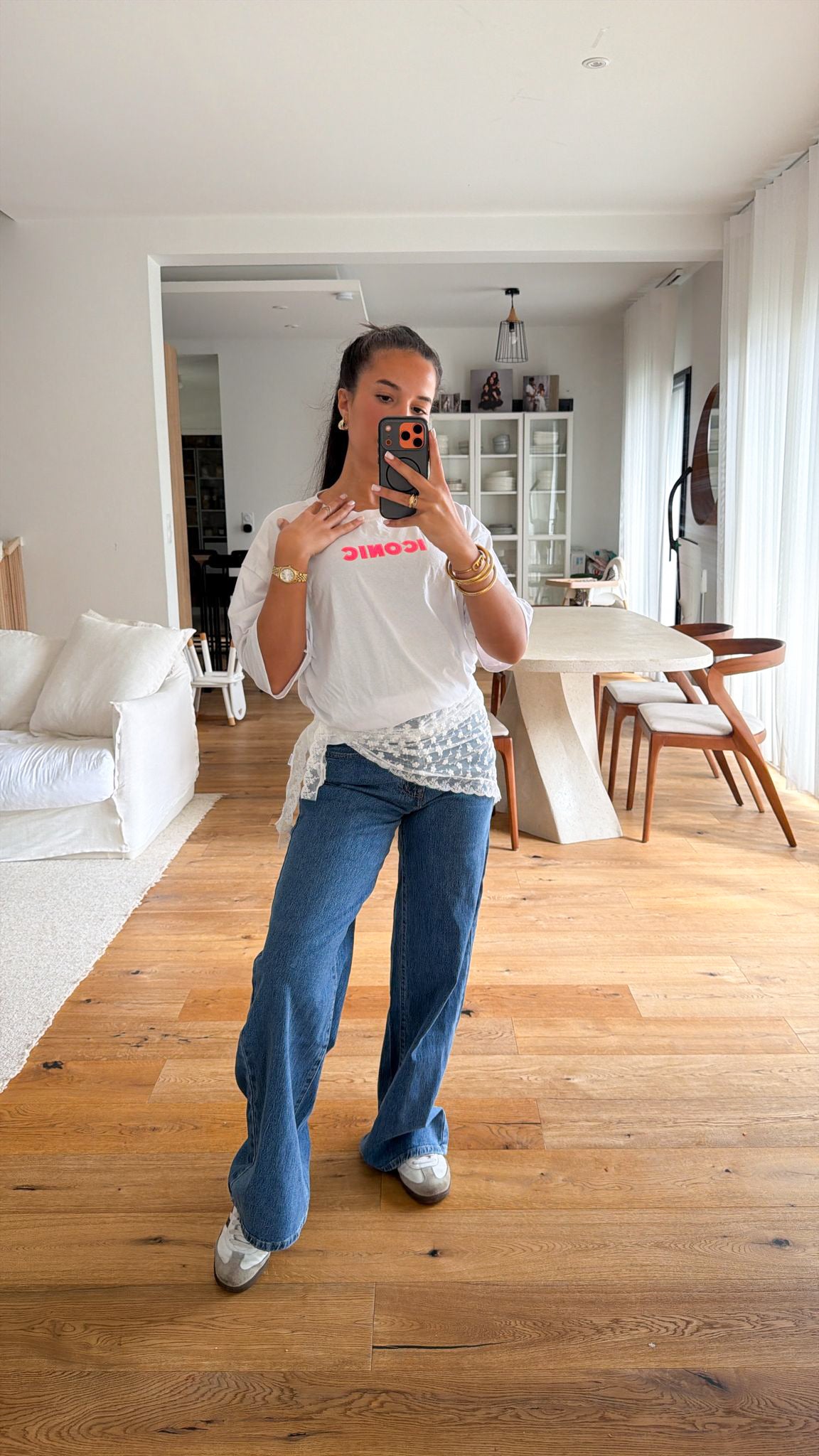 Tee shirt ICONIC blanc