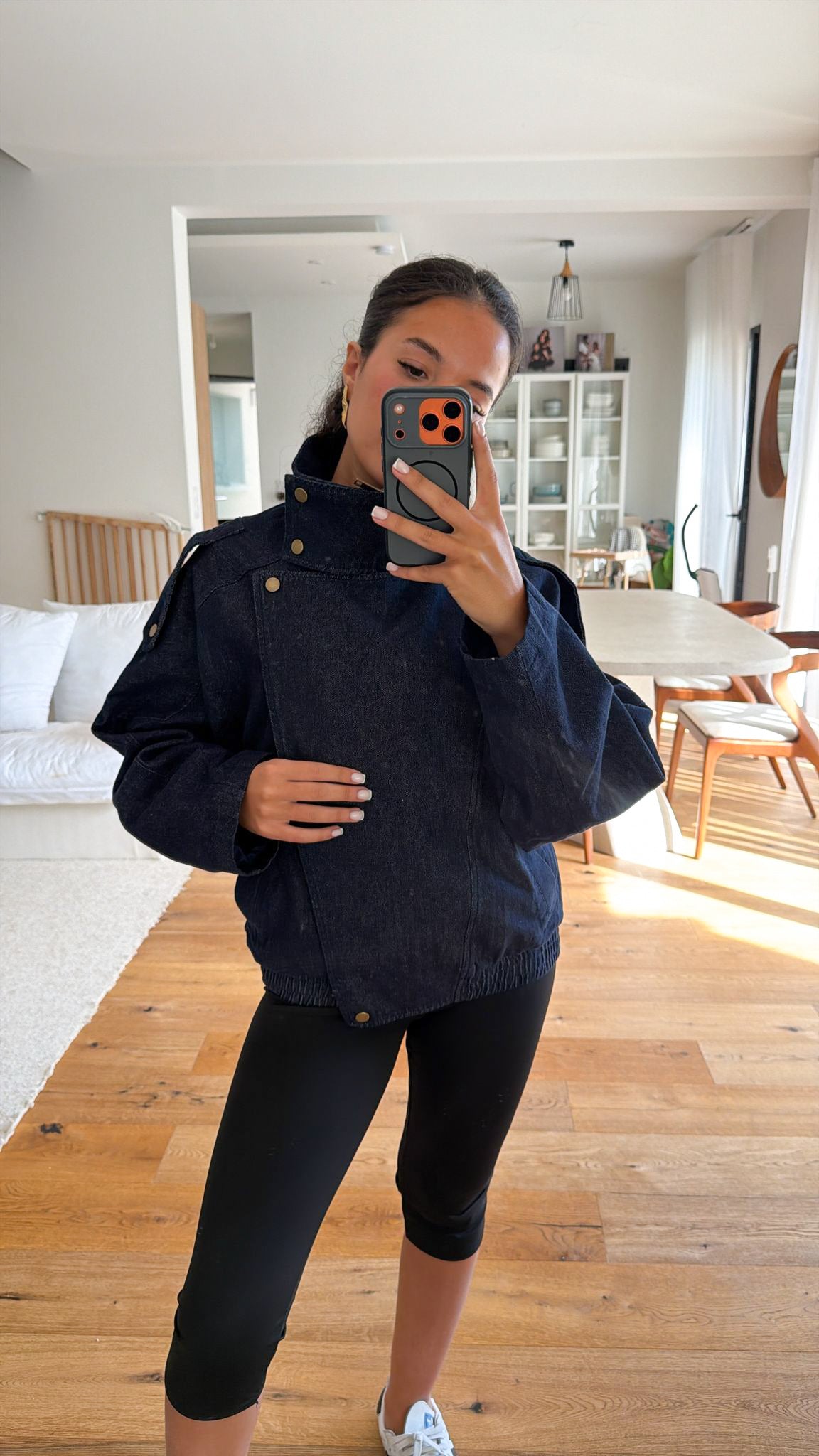 Veste en jeans à col