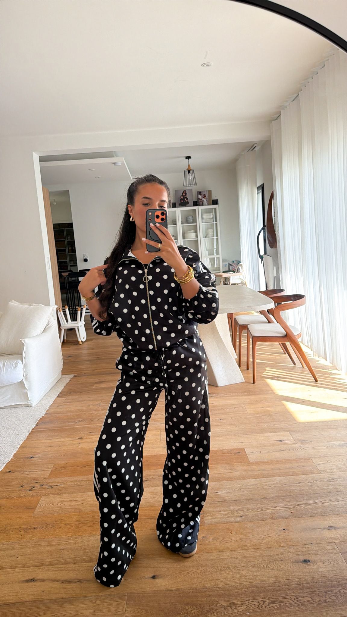Ensemble à pois noir