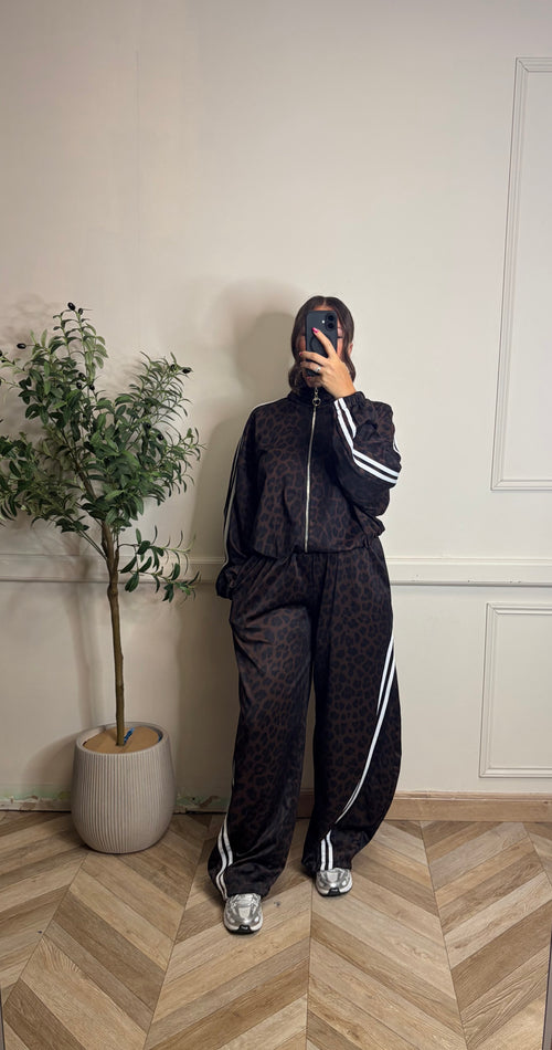 Ensemble léopard blanc