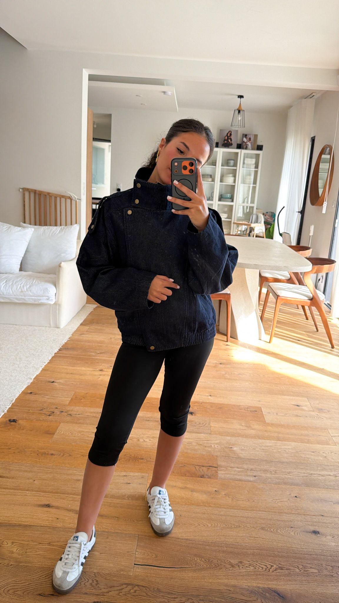 Veste en jeans à col